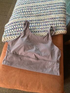 Everyday Comfort Scoop Neck Sports Bra - Dusty Mauve